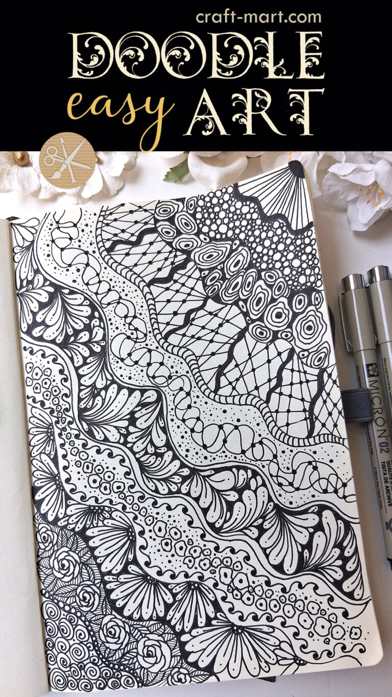 Simple Doodle Examples Easy Doodle Art: Examples, Healing Benefits - Craft-Mart