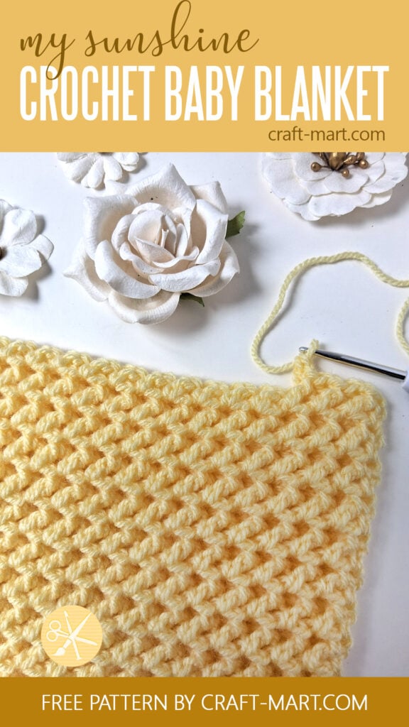 Crochet Baby Blanket Pattern 'My Sunshine'