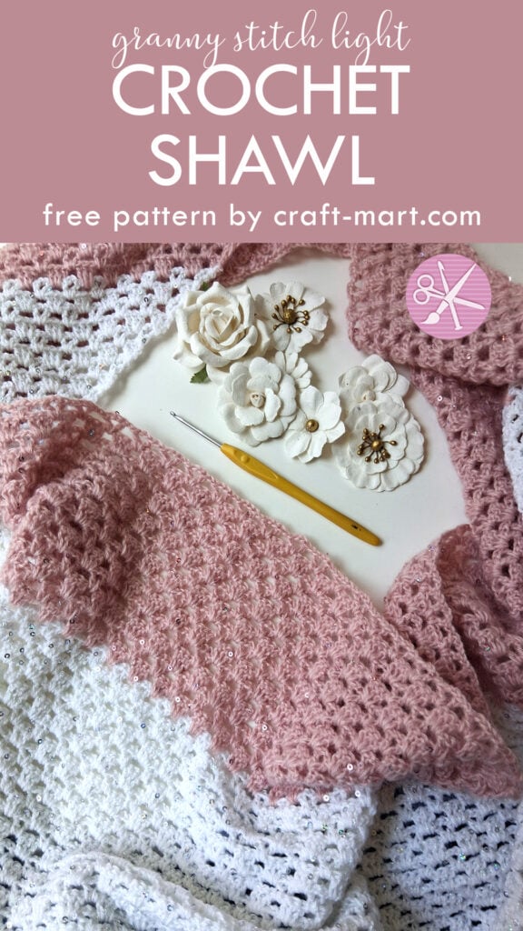 Basic Stitches for This Crochet Shawl