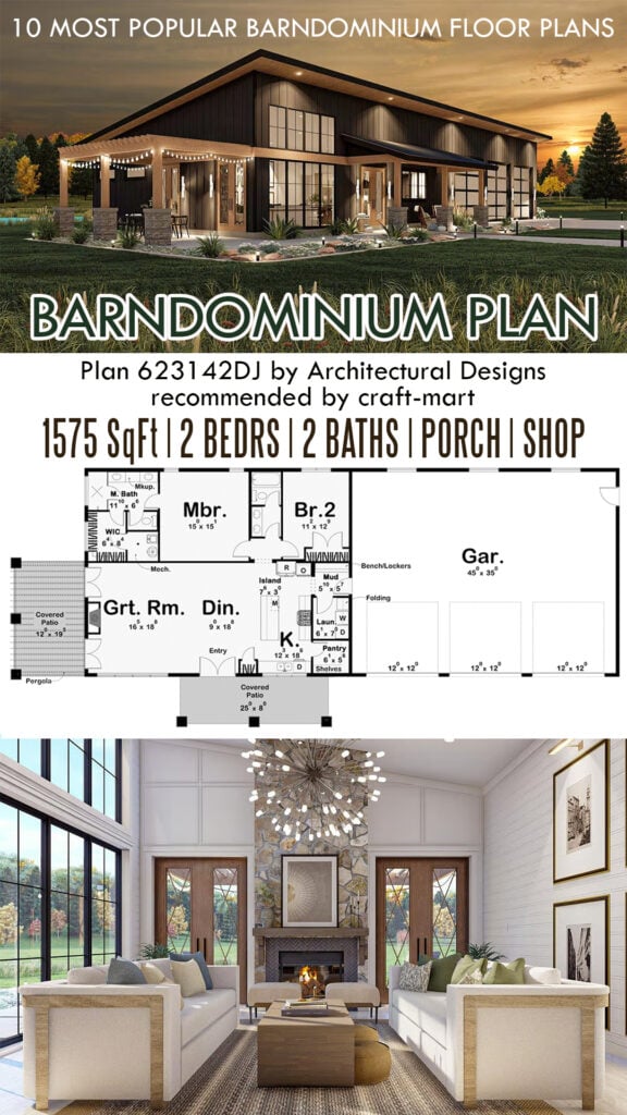 2-Bedroom Barndominium with Garage/Shop