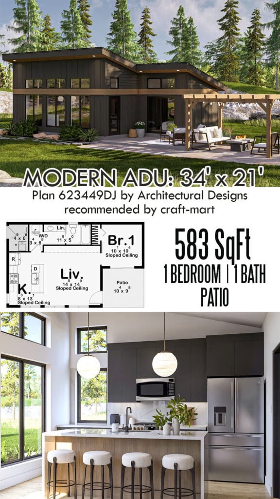 Small House Layout: 34'x21'