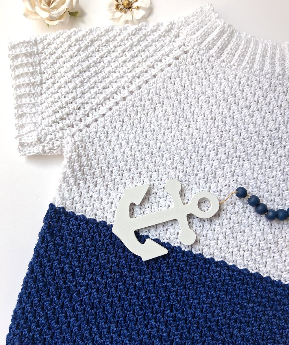 basic cotton crochet top