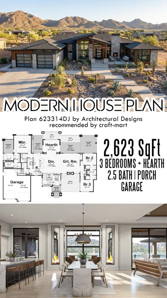 Modern Mountain House with Panoramic Views - 2,623 Sq Ft