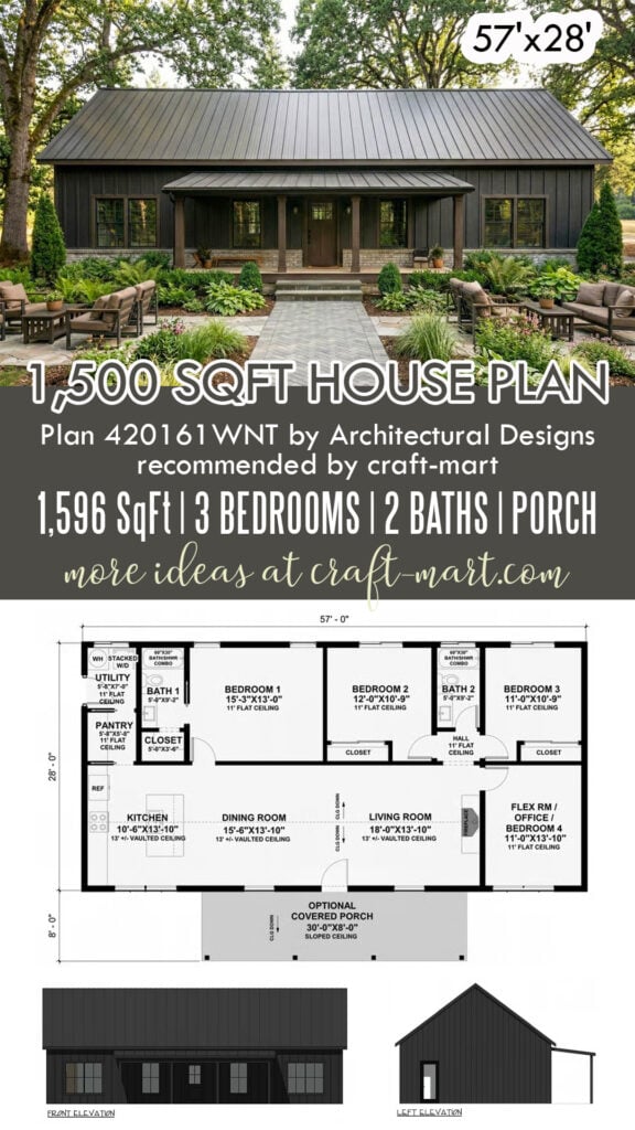 3-Bedroom Barndominium with Flex Room
