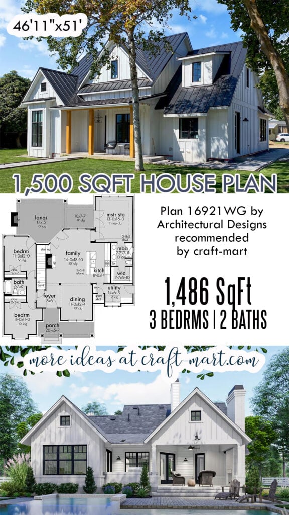Modern 1,486 Sq Ft Cottage with Lanai
