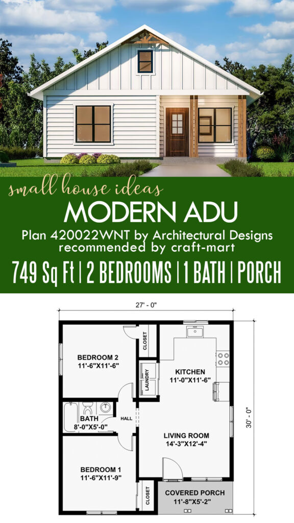 Modern ADU (749 Sq Ft)