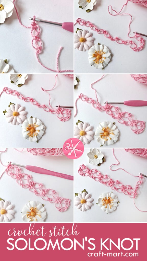 Solomon's Knot Crochet Stitch Tutorial