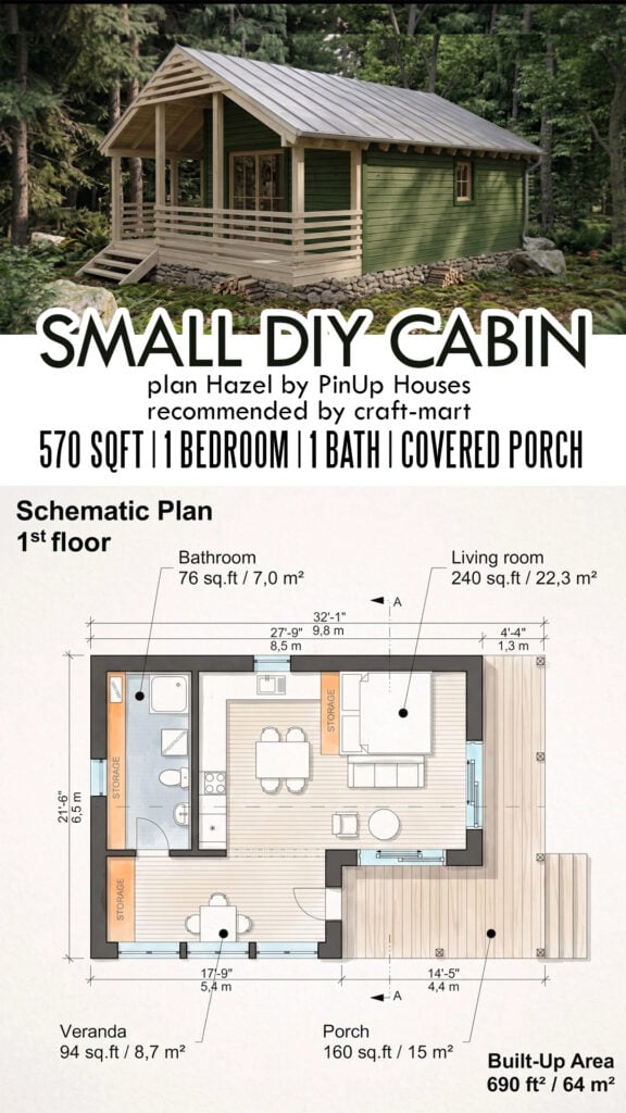 A Charming Timber Cabin 'Hazel'