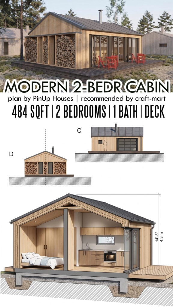 Modern Cabin (484 sq ft)