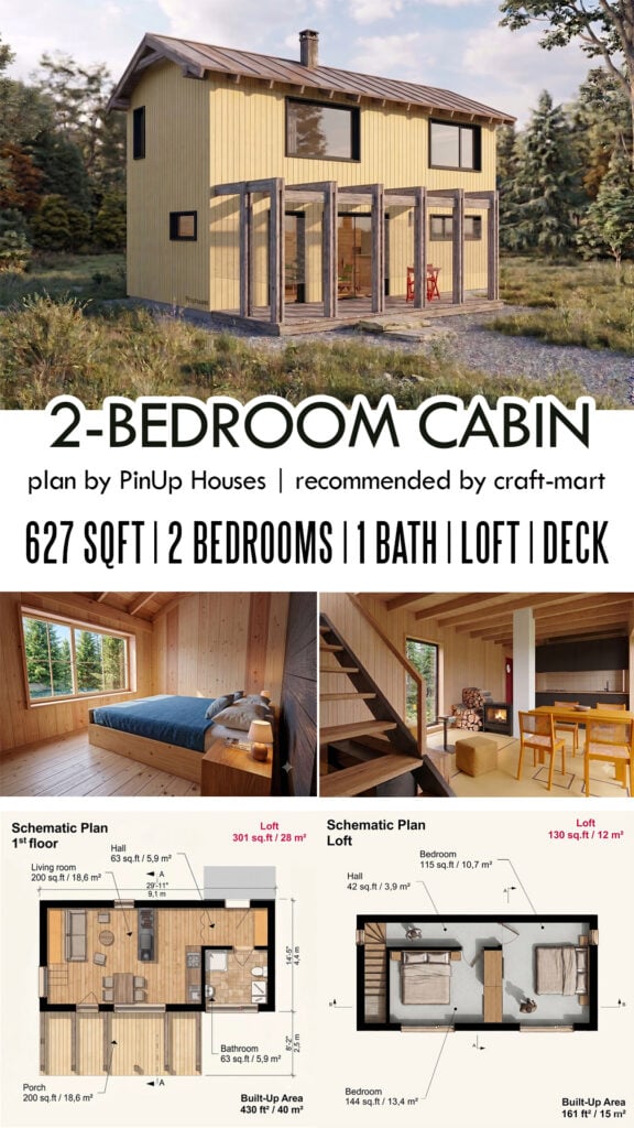 2-Bedroom Cabin with Loft