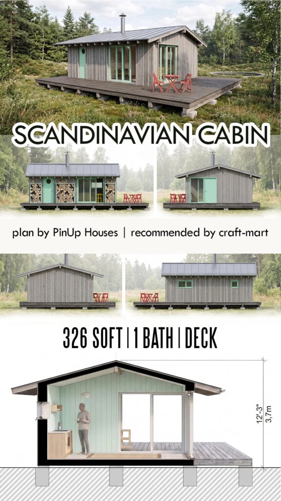 Tiny Modern Cabin (326 sq ft)