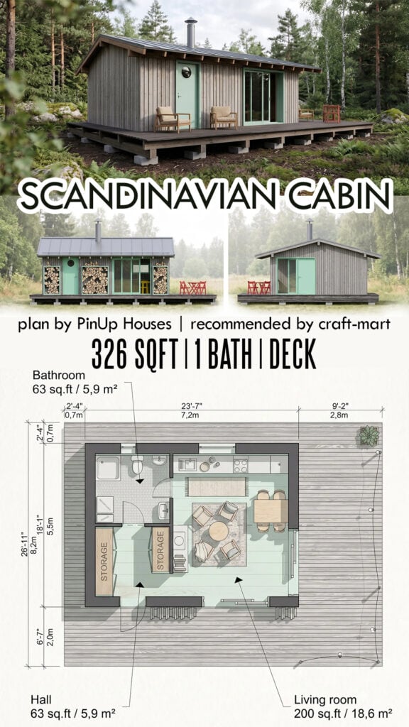 Small Scandinavian Cabin