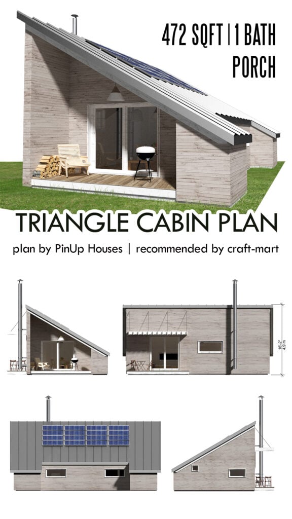 A Modern Triangle Cabin