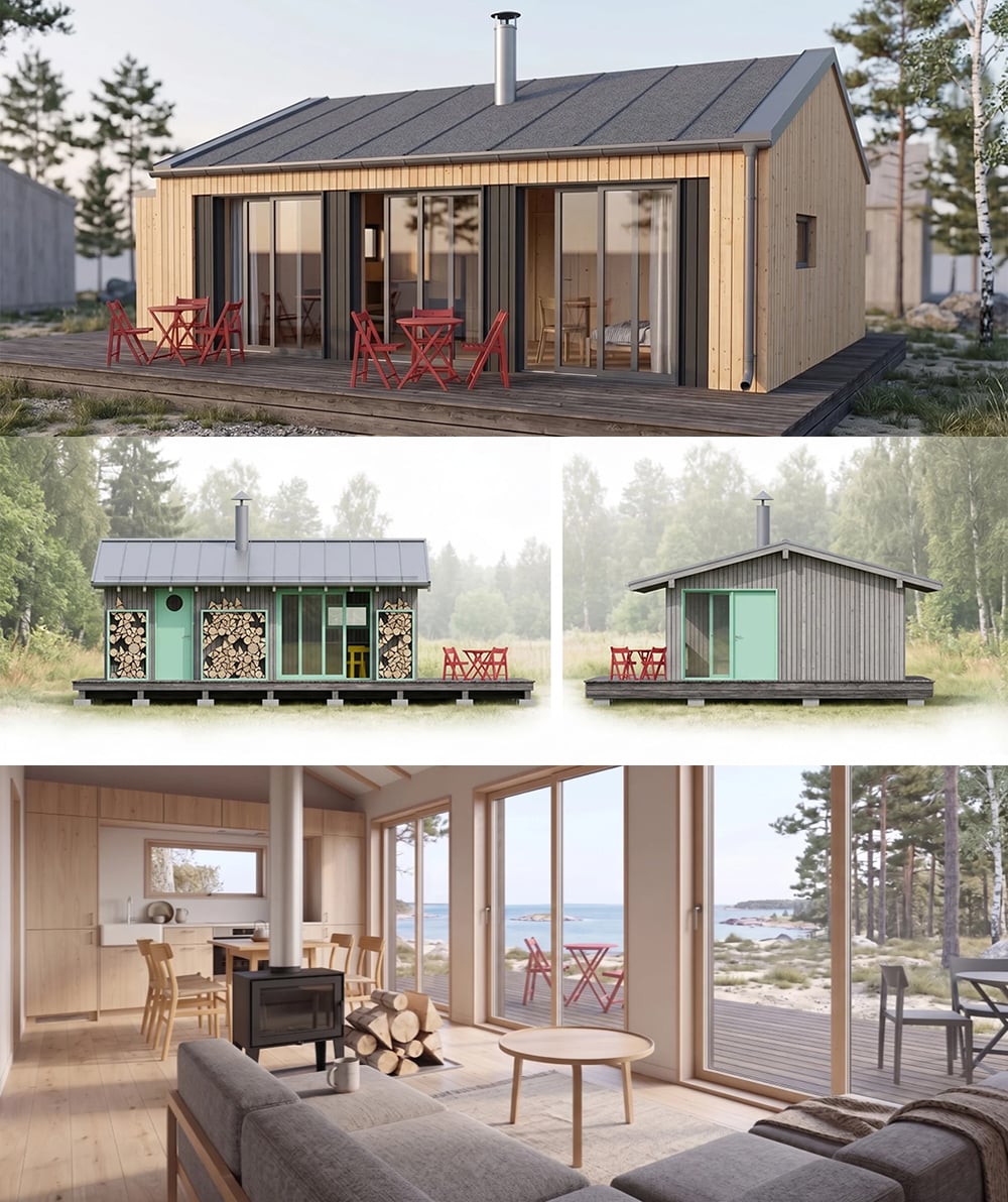 Modern DIY Cabins