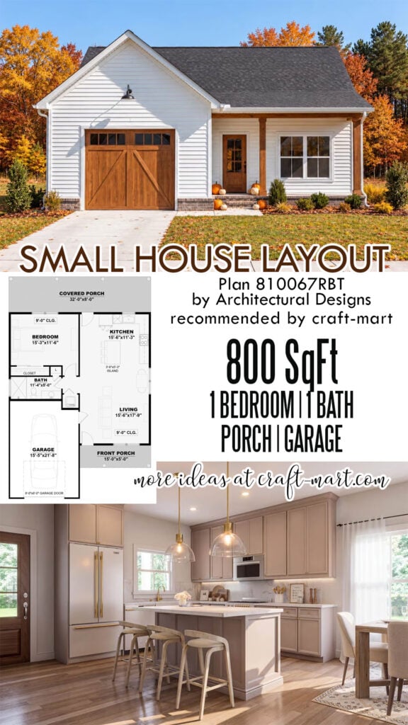 Small 1-Bedroom House Plan