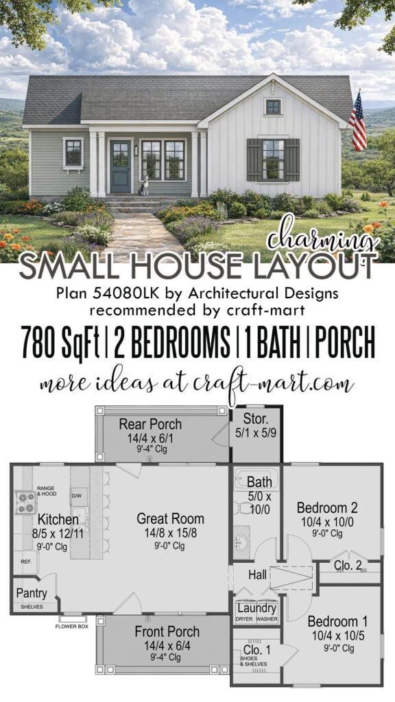 Charming Small House Layout