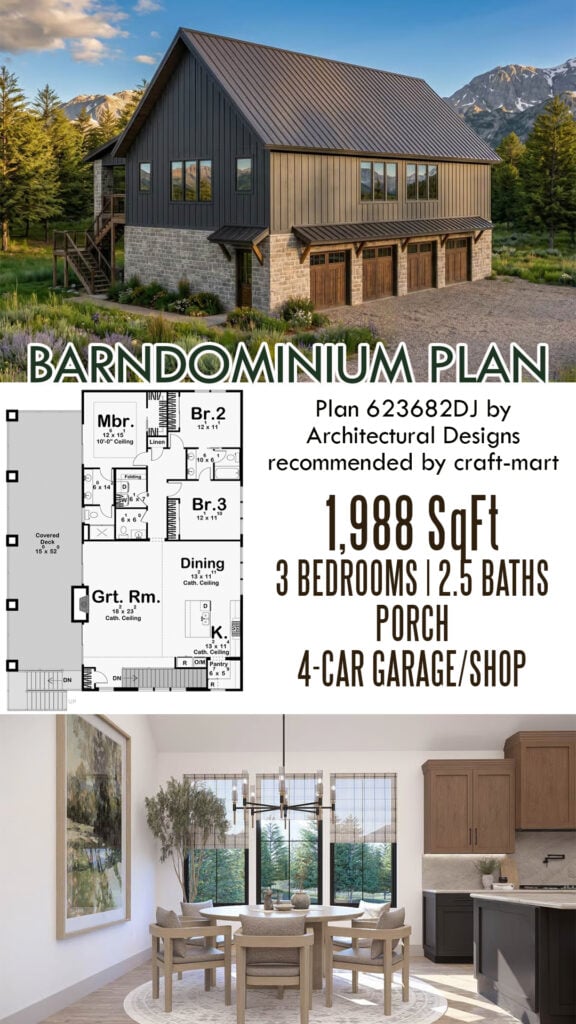Modern Barndominium with Garage